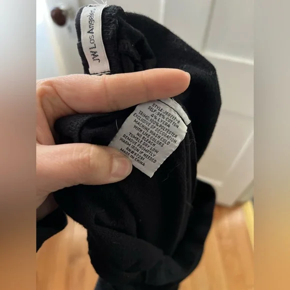 Johnny Was Black Floral Leggings - Picture 3 of 12